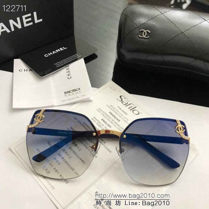CHANEL香奈兒 19年開春新款 CH5833 潮流爆款 時尚圓框太陽鏡 高品質 網紅潮款墨鏡  lly1193